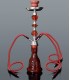 Ναργιλές με τρεις σωλήνες 56cm MADO SHISHA 665-5527 ΚΟΚΚΙΝΟΣ
