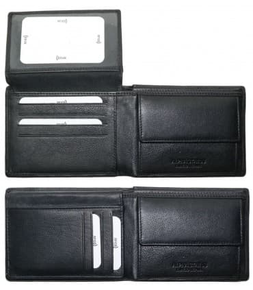 Δερμάτινο Πορτοφόλι ALPHA STATUS 10101-F RFID BLACK