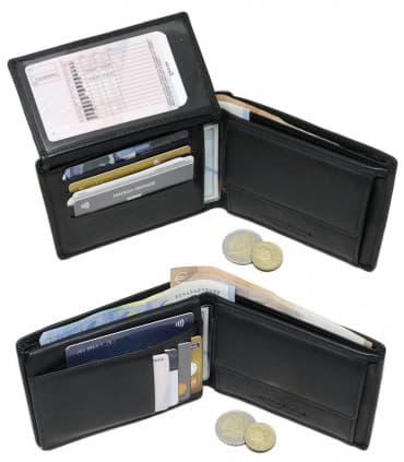 Δερμάτινο Πορτοφόλι ALPHA STATUS 10101-F RFID BLACK