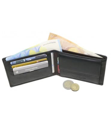 Δερμάτινο Πορτοφόλι ALPHA STATUS 10103-0 RFID COCCOA BROWN