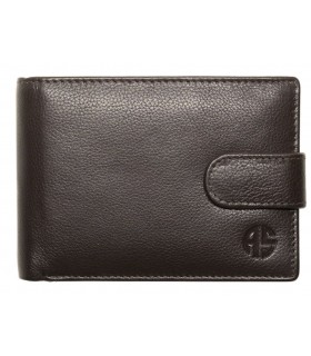 Δερμάτινο Πορτοφόλι ALPHA STATUS 10113-0 RFID COCCOA BROWN