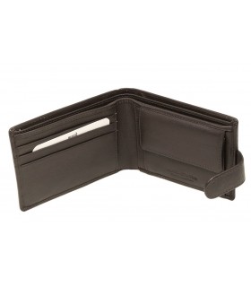 Δερμάτινο Πορτοφόλι ALPHA STATUS 10113-0 RFID COCCOA BROWN