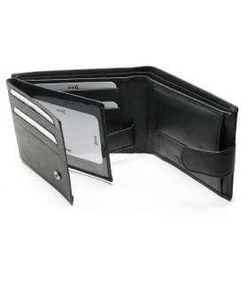 Δερμάτινο Πορτοφόλι ALPHA STATUS 10106-0 RFID BLACK