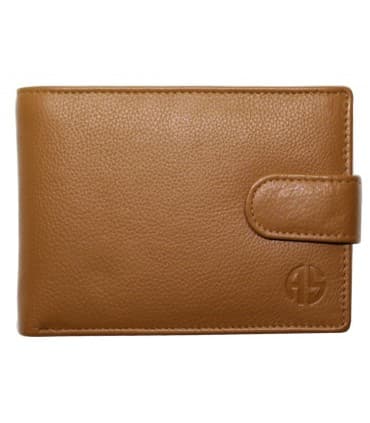 Δερμάτινο Πορτοφόλι ALPHA STATUS 10106-0 RFID TAN