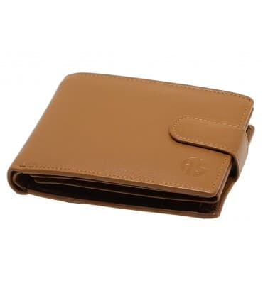 Δερμάτινο Πορτοφόλι ALPHA STATUS 10106-0 RFID TAN