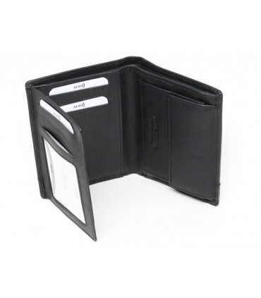 Δερμάτινο Πορτοφόλι ALPHA STATUS 10104-0 RFID BLACK