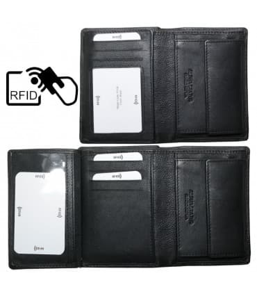Δερμάτινο Πορτοφόλι ALPHA STATUS 10104-0 RFID BLACK