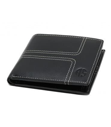 Δερμάτινο Πορτοφόλι ALPHA STATUS 10115-0 RFID BLACK