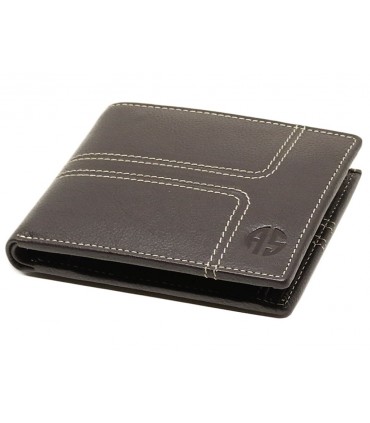 Δερμάτινο Πορτοφόλι ALPHA STATUS 10115-0 RFID COCCOA BROWN