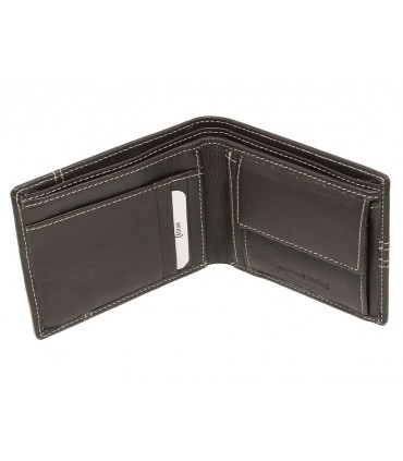 Δερμάτινο Πορτοφόλι ALPHA STATUS 10115-0 RFID COCCOA BROWN