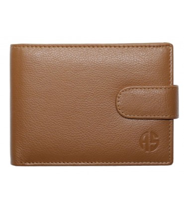 Δερμάτινο Πορτοφόλι ALPHA STATUS 10113-0 RFID TAN