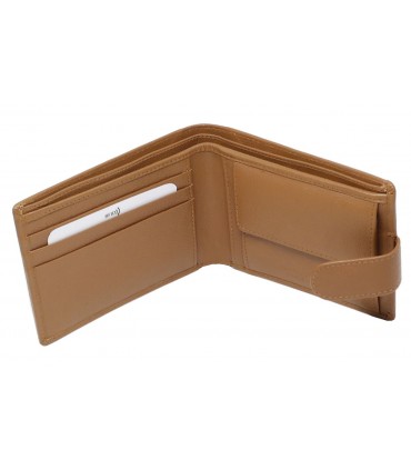 Δερμάτινο Πορτοφόλι ALPHA STATUS 10113-0 RFID TAN