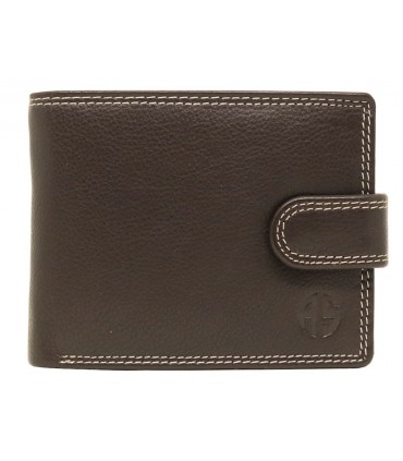 Δερμάτινο Πορτοφόλι ALPHA STATUS 10111-0 RFID COCCOA BROWN