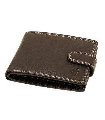 Δερμάτινο Πορτοφόλι ALPHA STATUS 10111-0 RFID COCCOA BROWN