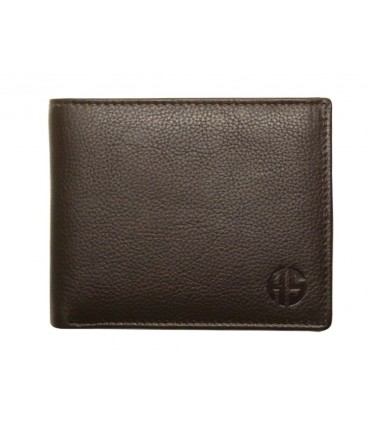 Δερμάτινο Πορτοφόλι ALPHA STATUS 10109-0 RFID COCCOA BROWN