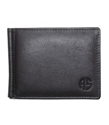 Δερμάτινο Πορτοφόλι ALPHA STATUS 10112-0 RFID BLACK ΜΕ ΠΙΑΣΤΡΑ