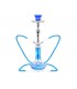 Ναργιλές με δύο σωλήνες Hookah 45cm Flowers Blue 45cm 0230547