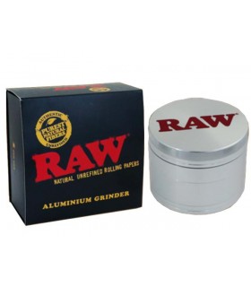 Τρίφτης καπνού RAW ALUMINIUM 56mm τετραπλός 14062