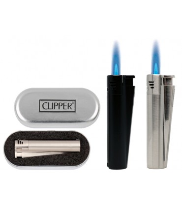 Αναπτήρας Clipper Αντιανεμικός Jet Flame Μεταλλικός (Μεγάλος) CMKJ11 - 1 Τεμάχιο