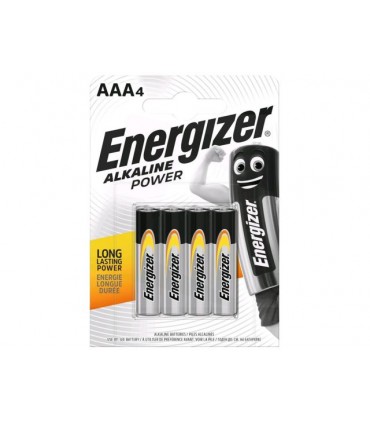 ENERGIZER ALKALINE POWER AAA ΑΛΚΑΛΙΚΕΣ (4 ΜΠΑΤΑΡΙΕΣ)