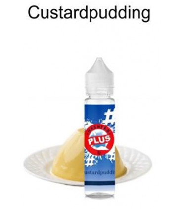 HASHTAG PLUS FLAVORSHOTS CUSTARDPUDDING Shake and Vape 20/60ml (κρέμα βανίλια)