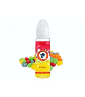 HASHTAG FLAVORSHOTS ΖΕΛΕΔΑΚΙ Shake and Vape 20/60ml (ζελεδάκι με μπανάνα και φράουλα)