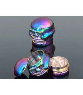 Τρίφτης καπνού MADO SKULL μεταλλικός 48mm τριπλός 661-2145