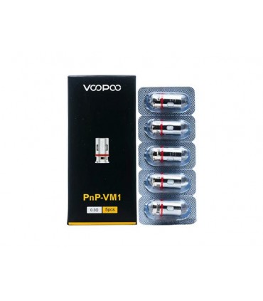 Αντιστάσεις PnP-VM1 0.3ohm Coils (για pnp tank) by VooPoo (5 τεμάχια)