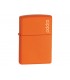 Αναπτήρας ZIPPO 231ZL ORANGE MATTE LOGO