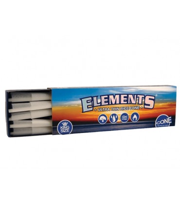 Κώνοι Στριφτού Elements Ulltra Thin Rice  King Size (40 κώνοι )