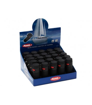 Αναπτήρες Αντιανεμικοί Atomic CR Jet Lighter βαρελάκι (με κρίκο) - 25 Τεμάχια