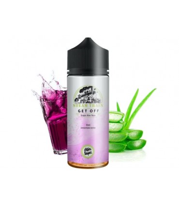 STEAMTRAIN Flavour Shot GET OFF 30/120ml (αλόη και χυμός σταφυλιού)