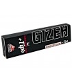 Χαρτάκια Gizeh BLACK SLIM EXTRA FINE MAGNET King Size + TIPS - 1 πακετάκι