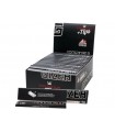 Κουτί με 26 χαρτάκια Gizeh BLACK SLIM EXTRA FINE MAGNET King Size + TIPS