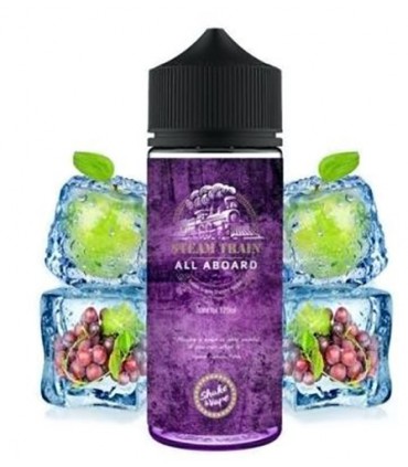 STEAMTRAIN Flavour Shot ALL ABOARD 24/120ml (παγωμένο σταφύλι και πράσινο μήλο)