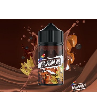 PAPAGALOS RY4 MOCHA Shake And Vape 25/75ml (καπνικό με μόκα, καραμέλα, κρέμα και βανίλια)