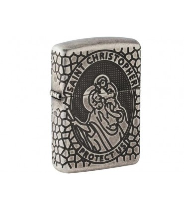 Αναπτήρας ZIPPO 49160 ARMOR ST. CHRISTOPHER MEDAL DESIGN