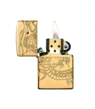 Αναπτήρας ZIPPO 29265 ARMOR CHINESE DRAGON GOLD PLATED