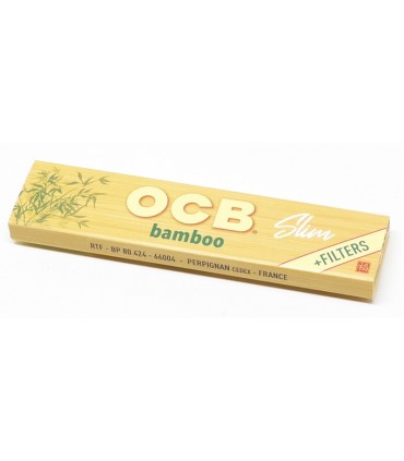Χαρτάκια King Size OCB BAMBOO Slim and Filters με τζιβάνες