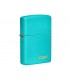 Αναπτήρας ZIPPO 49454ZL FLAT TURQUOISE LOGO