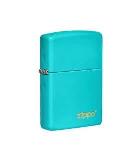 Αναπτήρας ZIPPO 49454ZL FLAT TURQUOISE LOGO