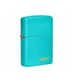 Αναπτήρας ZIPPO 49454ZL FLAT TURQUOISE LOGO