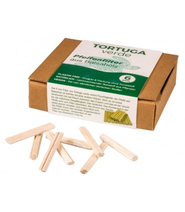 TORTUGA VERDE 6mm Pipe Filters 68 ΦΙΛΤΡΑ ΠΙΠΑΣ ΚΑΠΝΟΥ 99101622