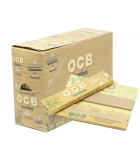 Κουτί με 32 χαρτάκια King Size OCB BAMBOO Slim and Filters με τζιβάνες 50/32