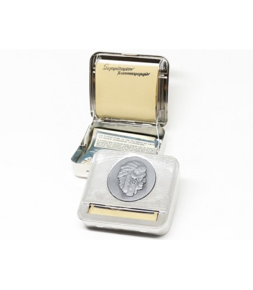 Ταμπακιέρα μηχανή στριφτού του παππού 47302-010 INDIAN μεταλλική για 6 και 8mm