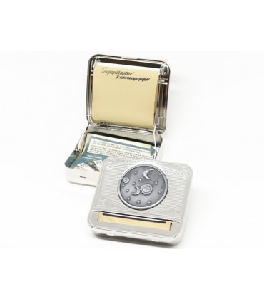 Ταμπακιέρα μηχανή στριφτού του παππού 47302-010 ΗΛΙΟΣ & ΦΕΓΓΑΡΙ μεταλλική για 6 και 8mm