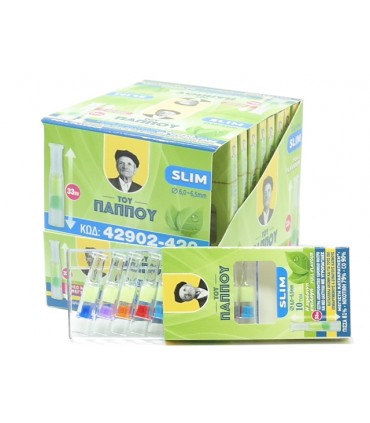 ΠΙΠΑ ΤΣΙΓΑΡΟΥ ΤΟΥ ΠΑΠΠΟΥ 42902-420 SLIM ΥΔΡΟΦΙΛΟ & ΥΓΡΟΠΑΓΙΔΕΣ ΜΕ 10 ΠΙΠΑΚΙΑ (κουτί των 20τεμ)