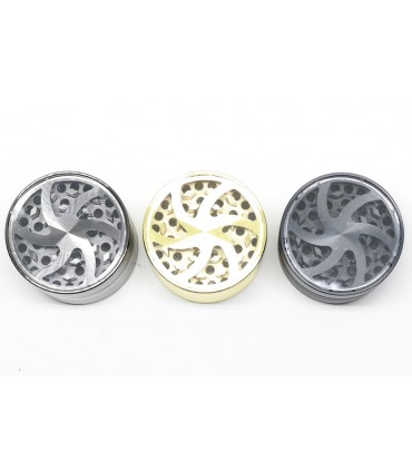 Τρίφτης καπνού MADO 52mm 4 parts 661-2161 αλουμίνιο με παράθυρο