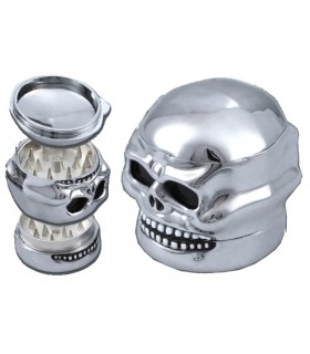 Τρίφτης καπνού MADO 48mm Νεκροκεφαλή 3 parts 661-2054 με καβάντζα