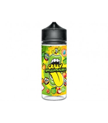 BIG MOUTH Shake And Vape CRAZY APPLES AND PEACHES 15/120ml (καραμέλες με μήλο και ροδάκινο)
